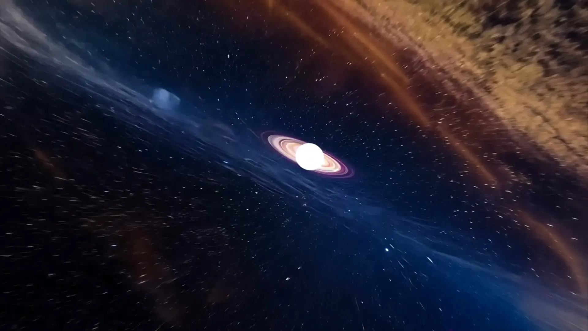 Stellar Spiral Galaxy Transition for Futuristic Videos
